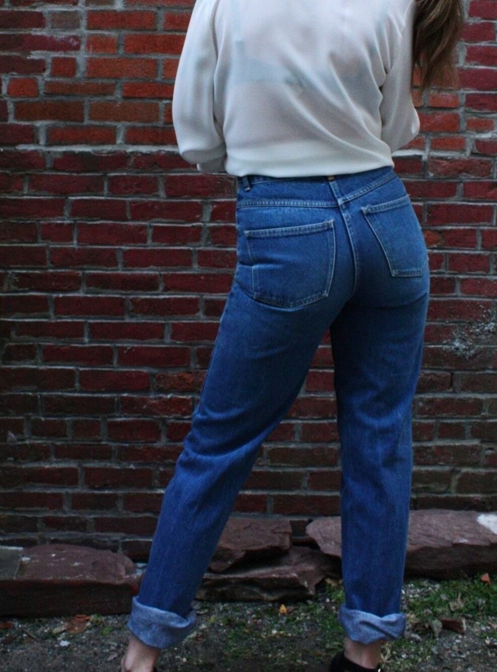 Vintage 80s Coca Cola High Waist Jeans | Medium Wash Straight Leg Denim | W28"